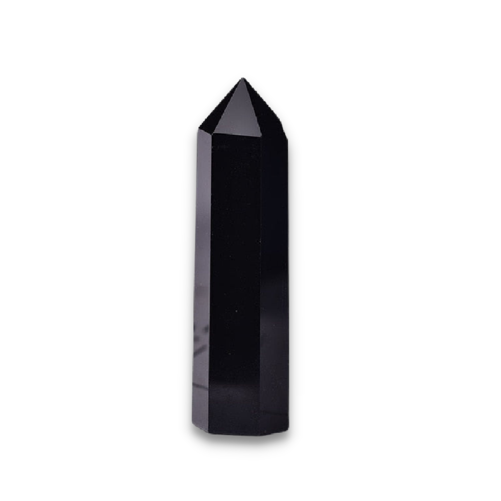 Obélisque Guérison en Obsidienne noire "Protection & Réconfort"