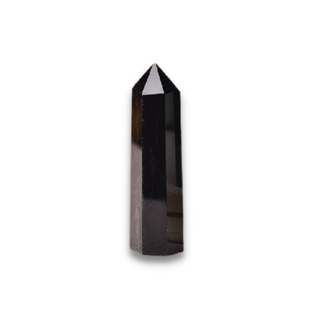 Obélisque Guérison en Obsidienne noire "Protection & Réconfort"