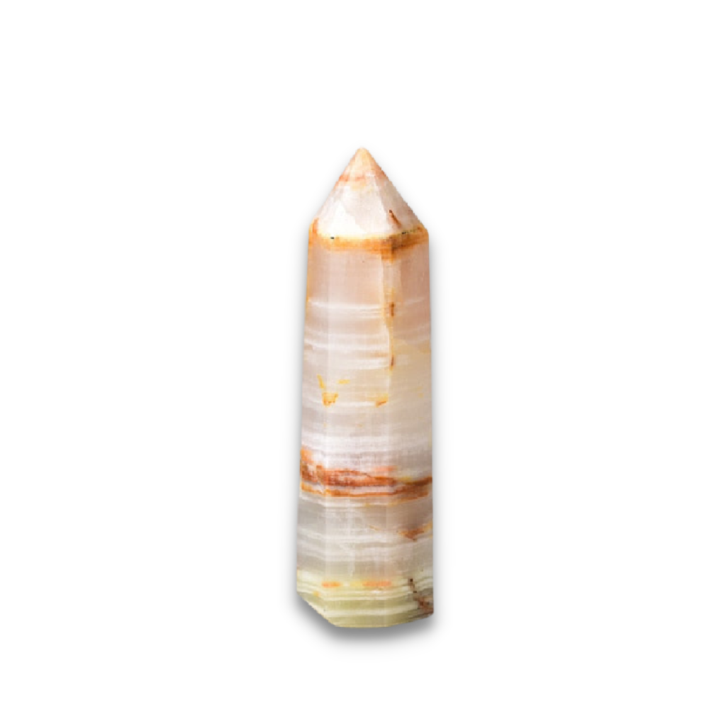 Obélisque Reiki en Jade blanc "Pureté & Sagesse"