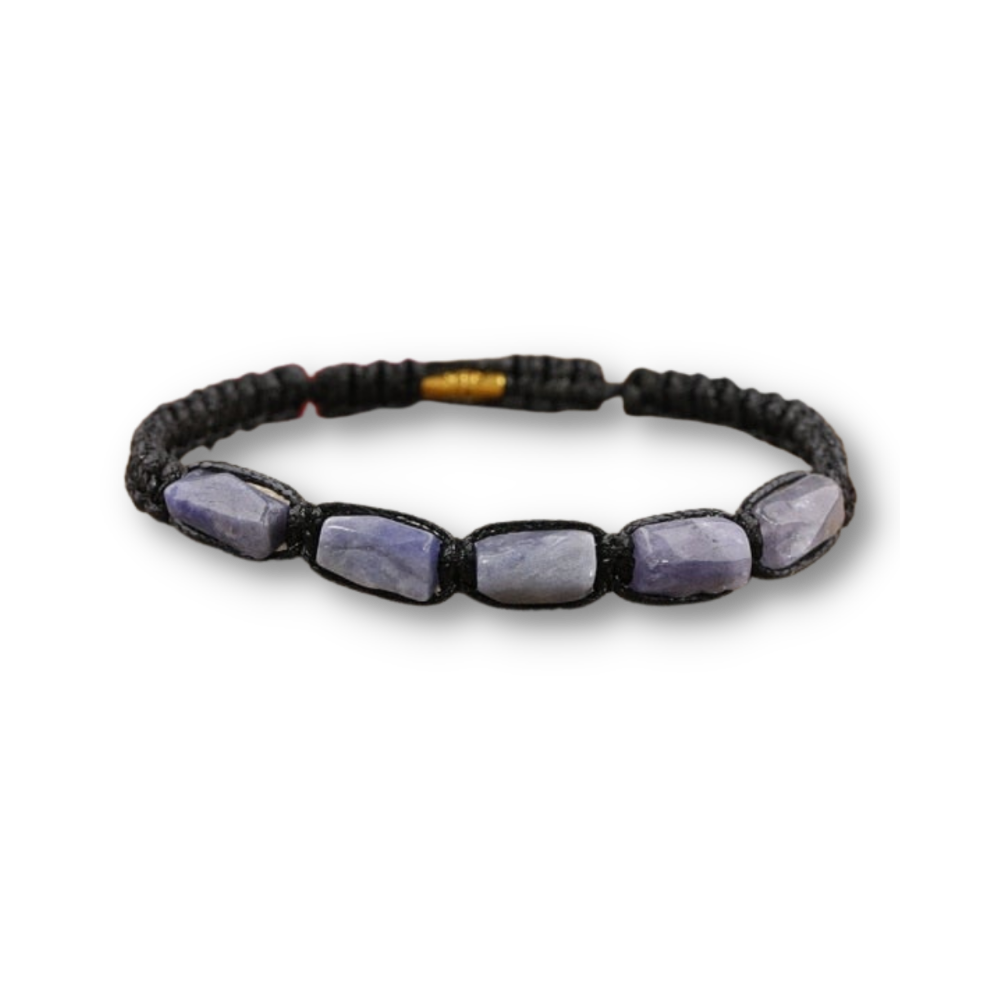 Bracelet Shamballa en Tanzanite "Accomplissement & Spiritualité"