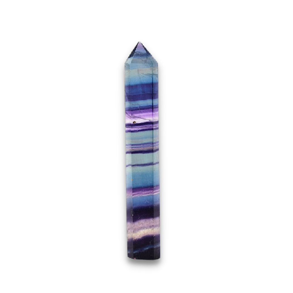 Obélisque Guérison en Fluorite "Stabilité & Clairvoyance"