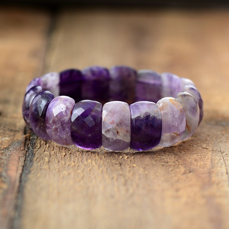 Bracelet en Améthyste "Force & Sagesse"