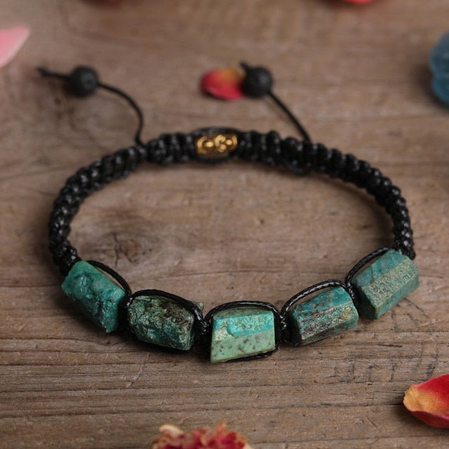 Bracelet Shamballa en Jade "Tempérance & Tolérance"