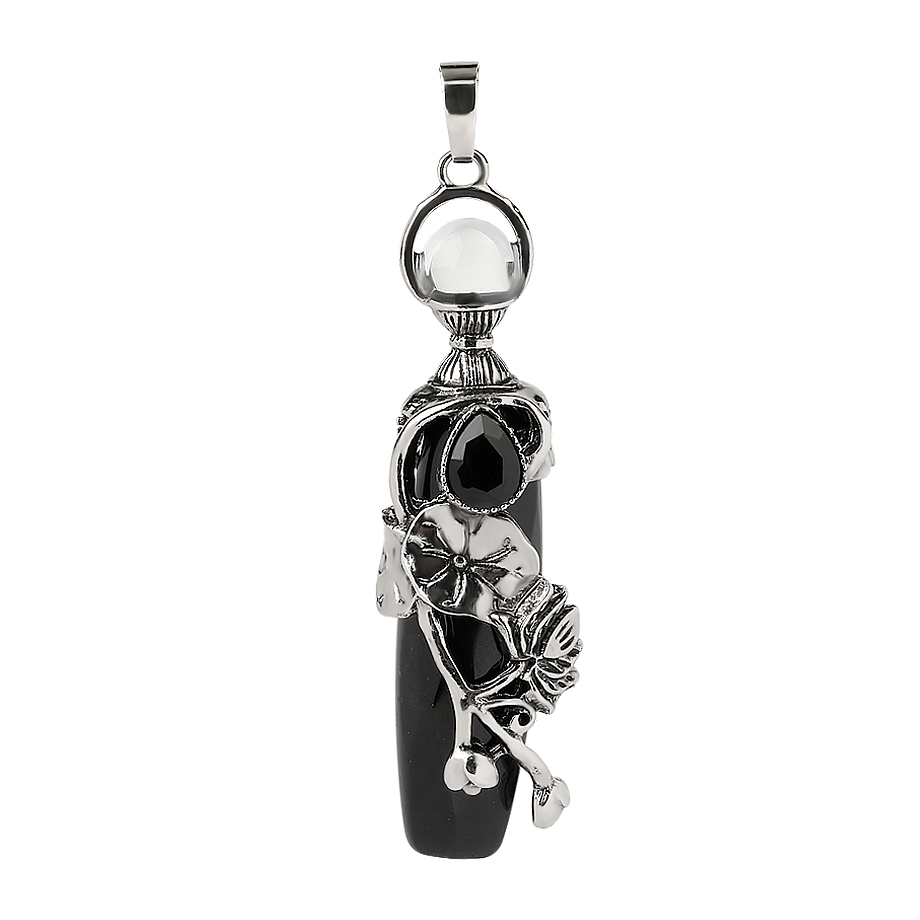 Pendentif Guérison en Obsidienne "Protection & Réconfort"