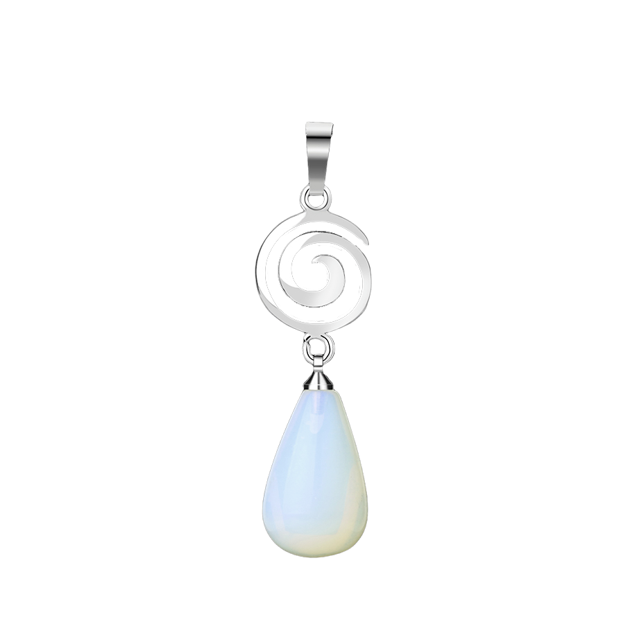 Pendentif en Opale "Créativité & Spontanéité" - Goutte