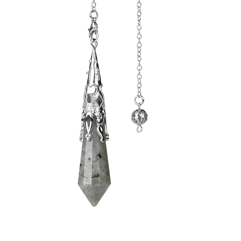Pendule Guérison en Labradorite "Protection & Développement"