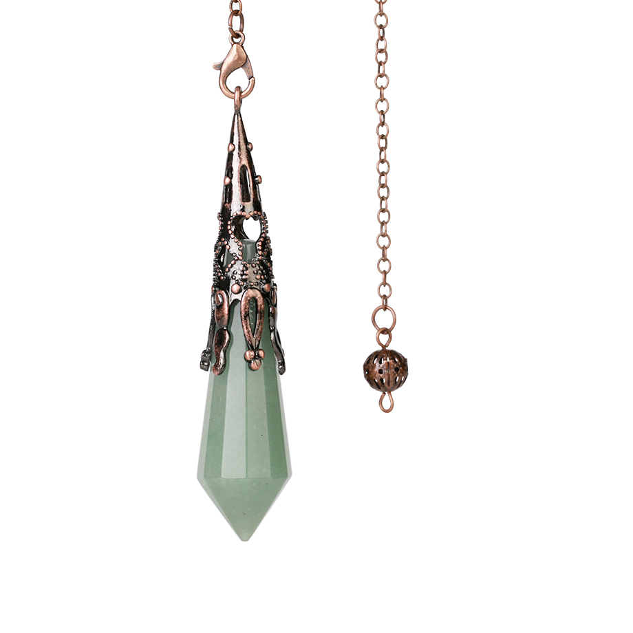 Pendule Guérison en Aventurine verte "Développement & Épanouissement"