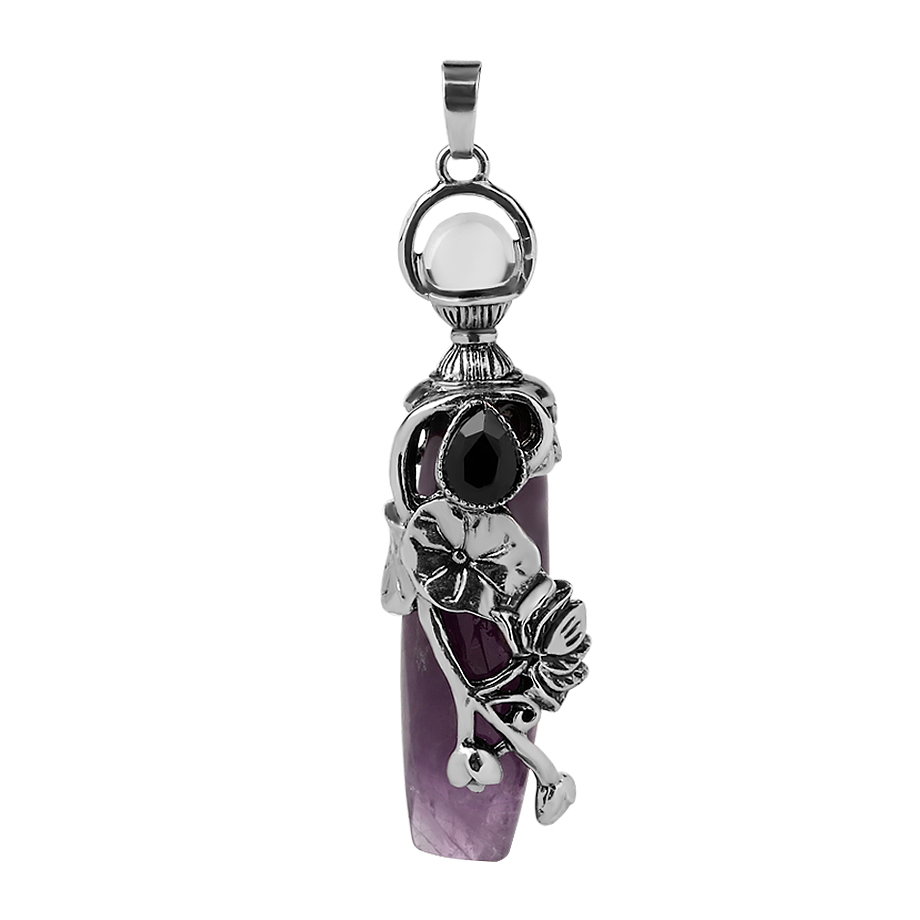 Pendentif Guérison en Améthyste "Force & Sagesse"