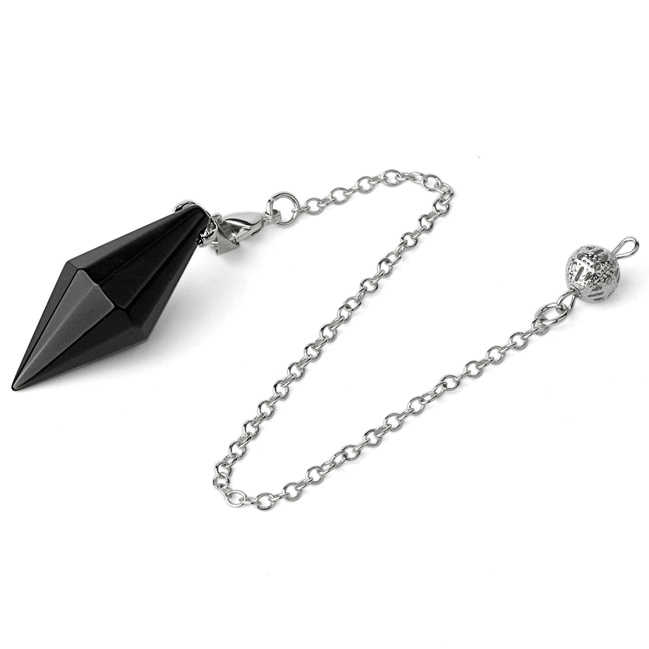 Pendule Guérison en Onyx "Stabilité & Maîtrise de soi"