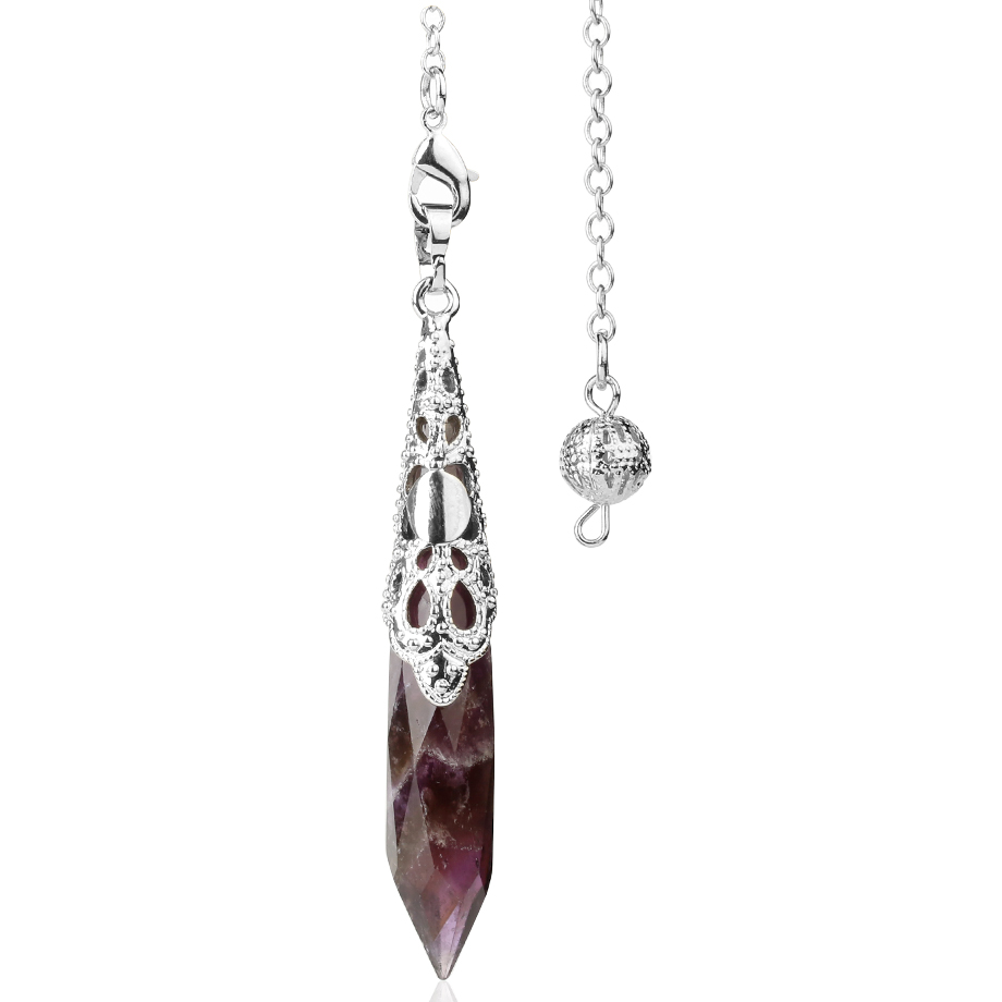 Pendule Reiki en Améthyste "Force & Sagesse"