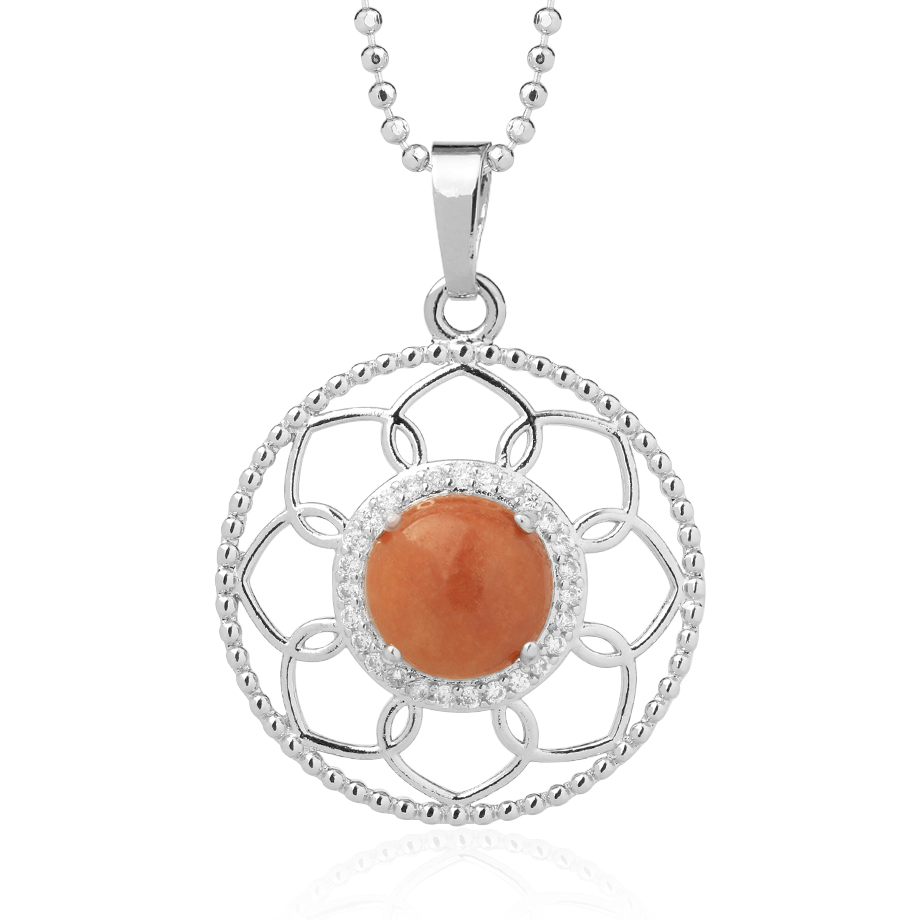 Chaîne et son Pendentif Reiki en Jade "Tempérance & Tolérance"