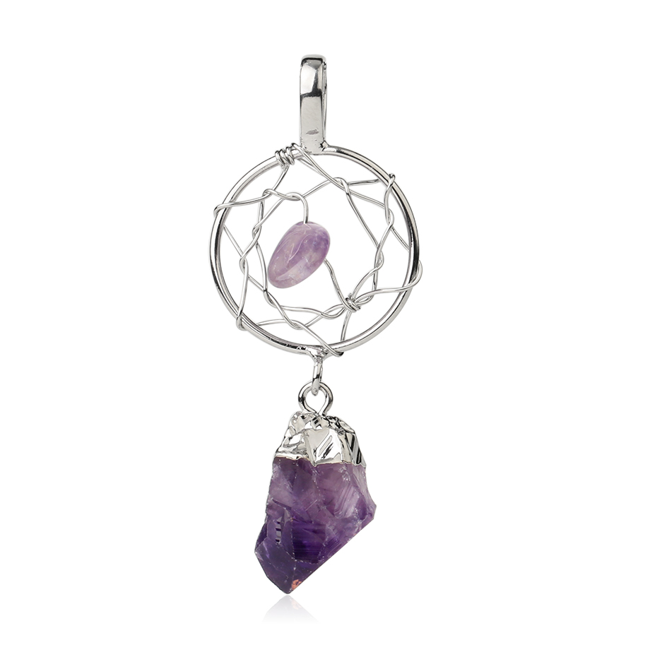 Pendentif en Améthyste "Force & Sagesse"