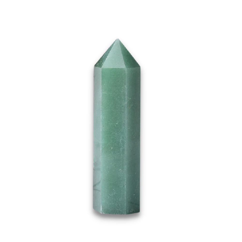 Obélisque Guérison en Aventurine verte "Développement & Épanouissement"