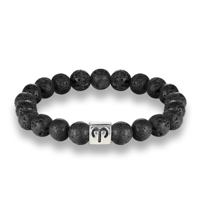 Bracelet en Pierre de lave "Ancrage & Stabilité" - Bélier