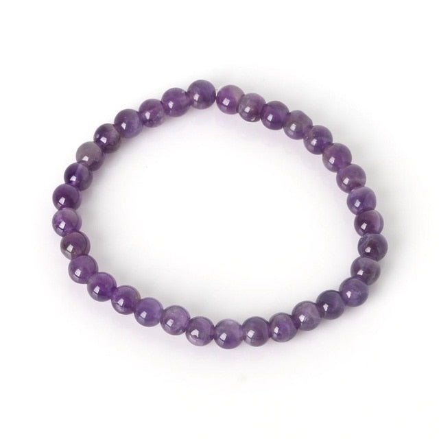 Bracelet Yoga en Améthyste "Force & Sagesse"