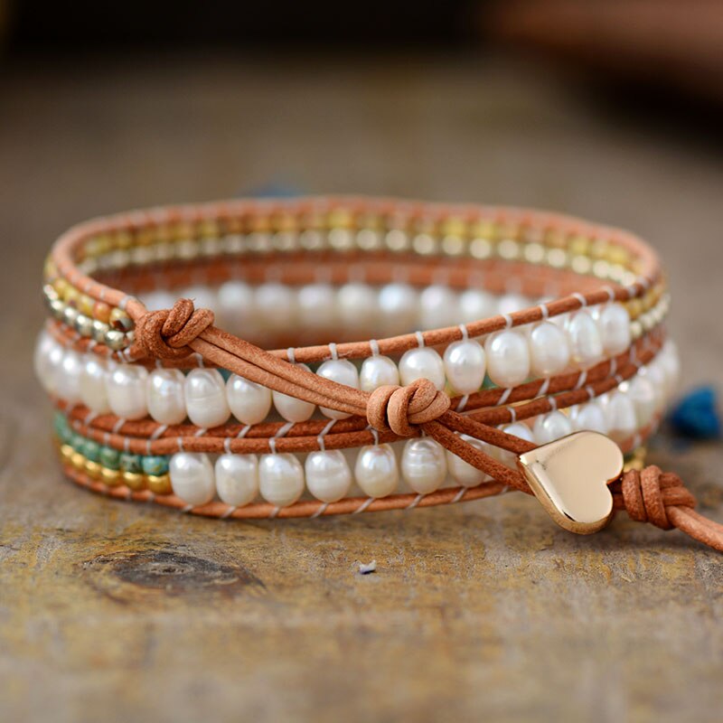 Bracelet Bohémien en Perle "Discrétion & Modestie"
