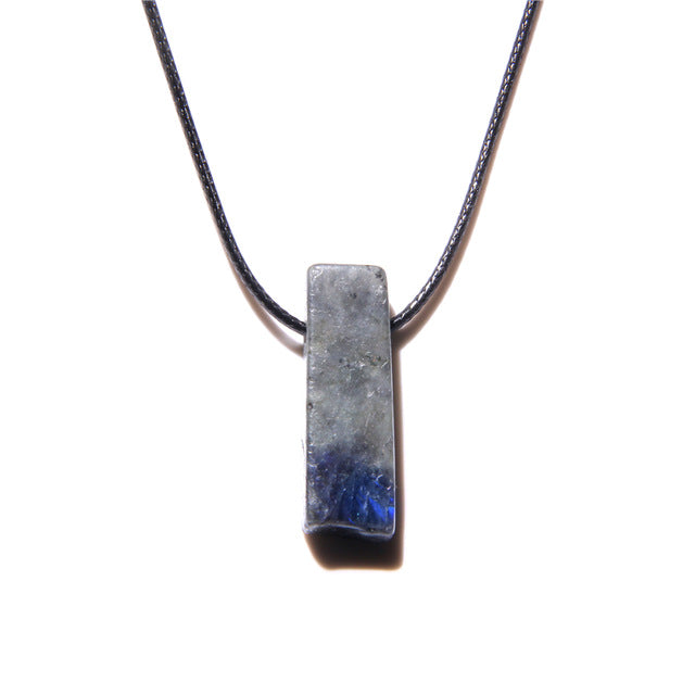 Cordon et son Pendentif Guérison en Labradorite "Protection & Développement"