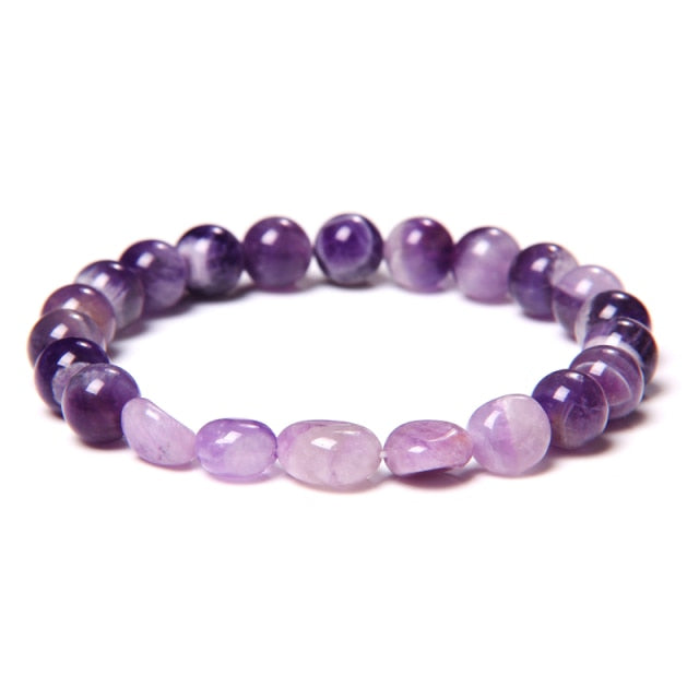 Bracelet Yoga en Améthyste "Force & Sagesse"
