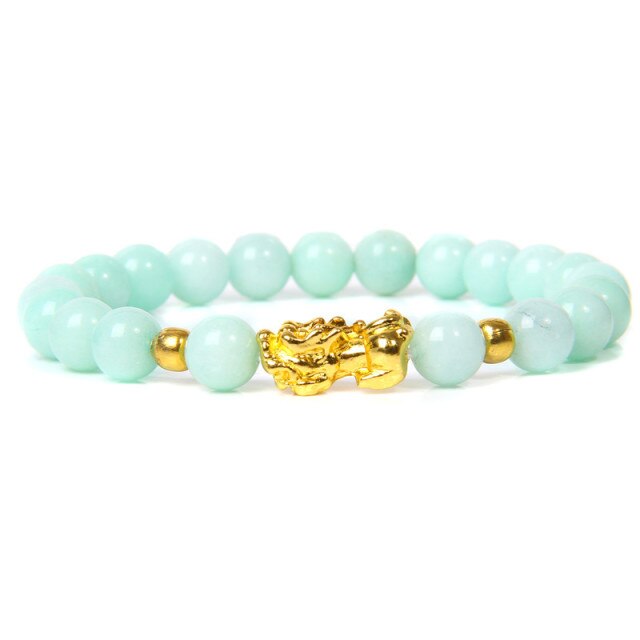 Bracelet en Jade "Tempérance & Tolérance" - Dragon