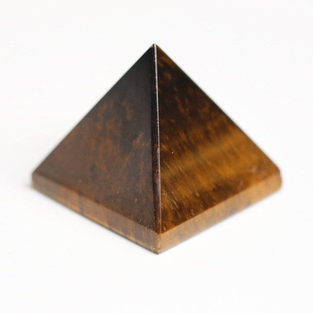 Pyramide Guérison en Oeil de tigre "Courage & Audace"