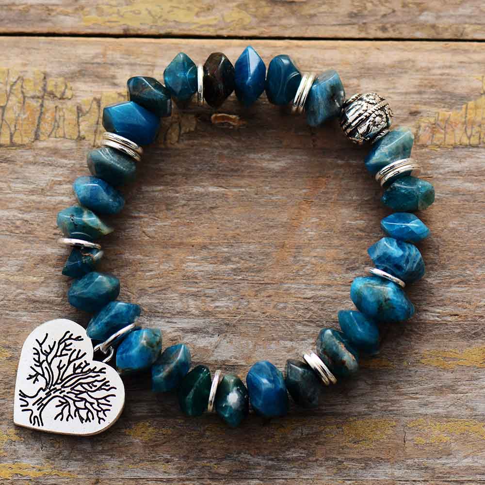 Bracelet en Apatite "Communication & Écoute"