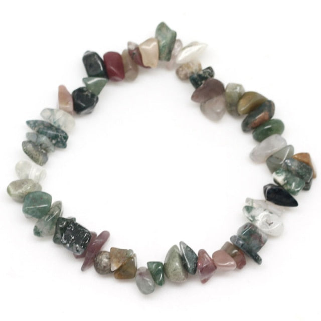 Bracelet Baroque en Agate indienne "Équilibre & Prospérité"