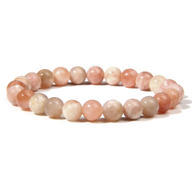 Bracelet Yoga en Pierre de soleil "Chaleur & Optimisme"