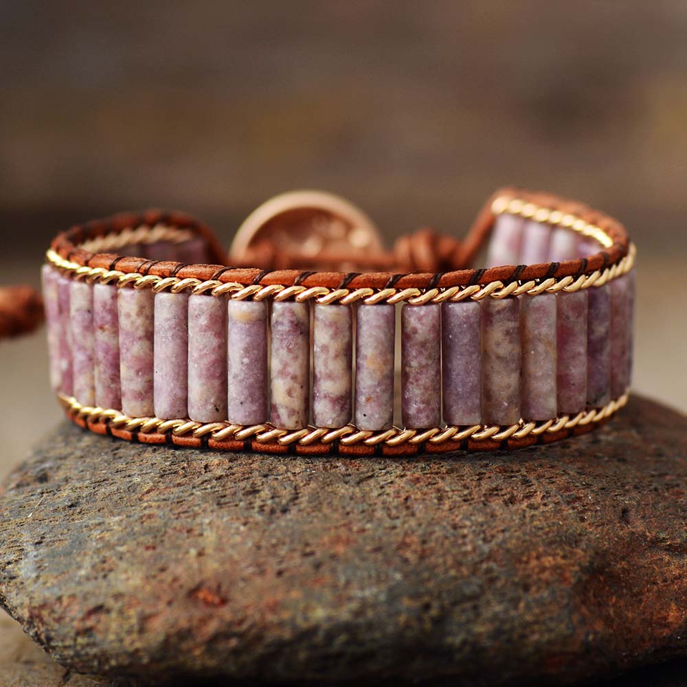 Bracelet Bohémien en Jaspe "Épanouissement & Estime de soi"