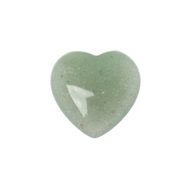 Pierre Taillée Guérison en Aventurine verte "Développement & Épanouissement" - Coeur