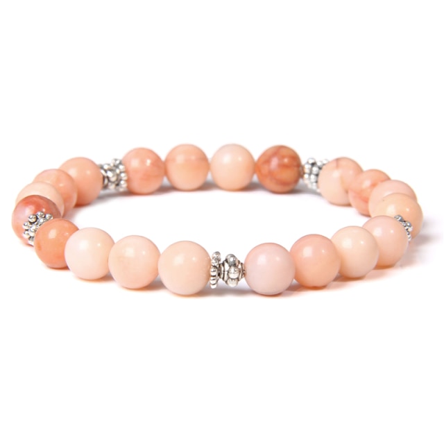 Bracelet en Aventurine rose "Clarté & Positivité"