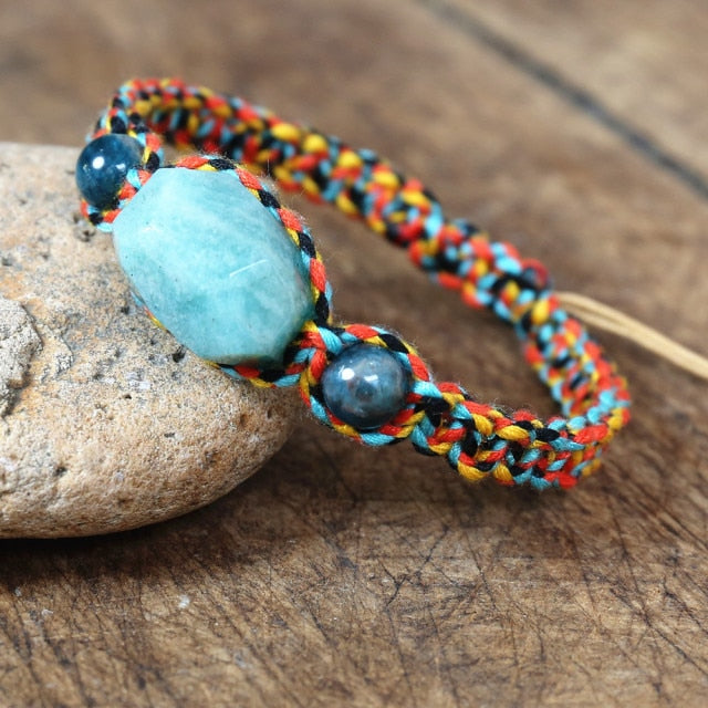 Bracelet Yoga en Apatite "Communication & Écoute"