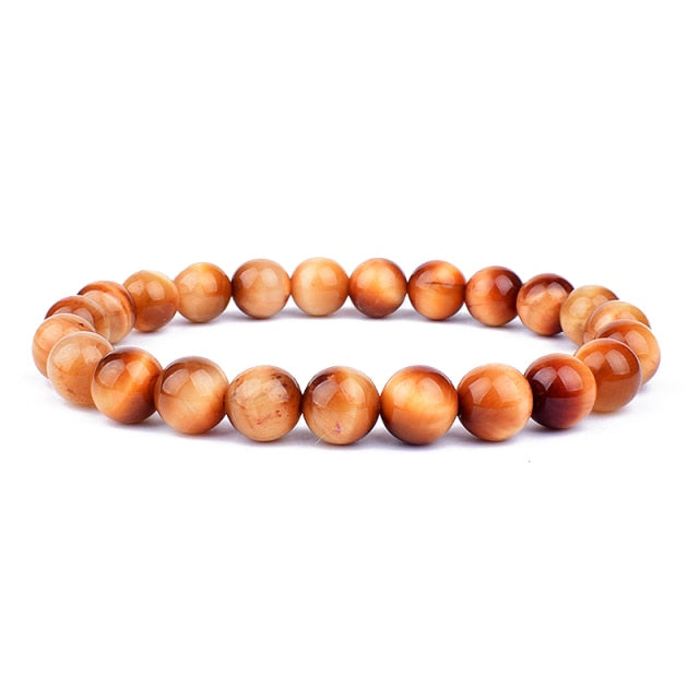 Bracelet Yoga en Pierre de soleil "Chaleur & Optimisme"