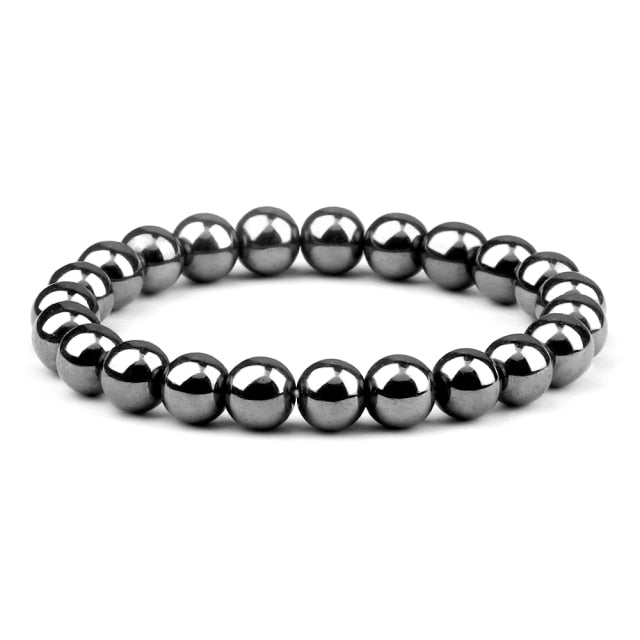 Bracelet Guérison en Hématite "Force & Puissance"