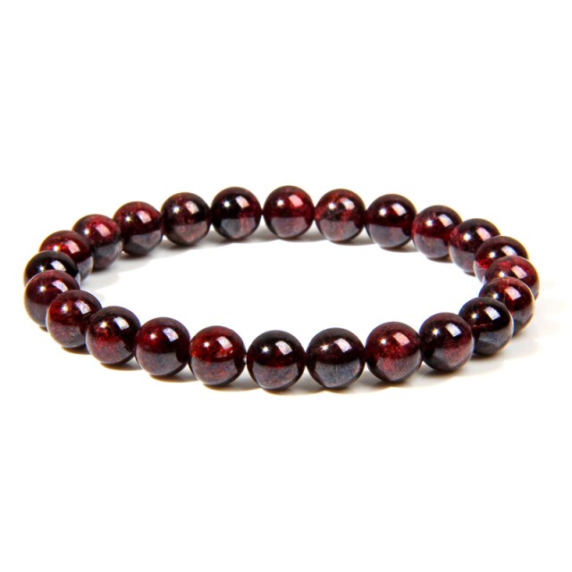 Bracelet en Grenat "Productivité & Abondance"