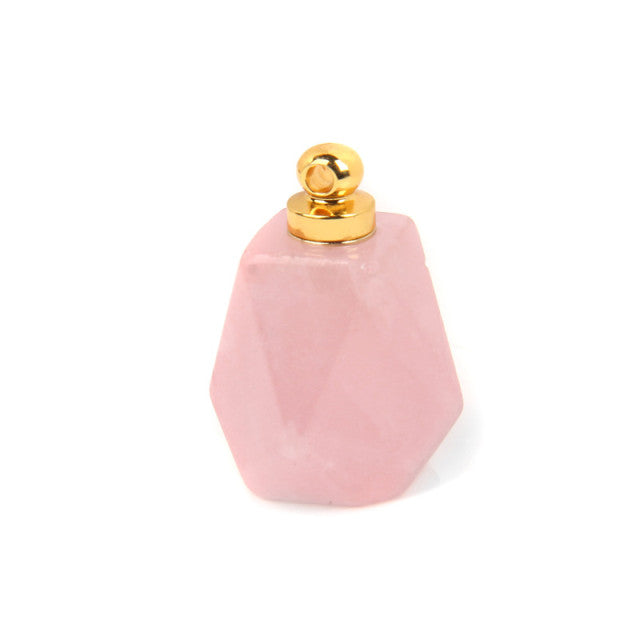 Pendentif Guérison en Quartz rose "Amour & Confiance en soi" - Flacon