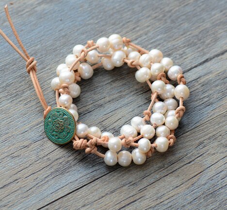 Bracelet en Perle "Discrétion & Modestie"